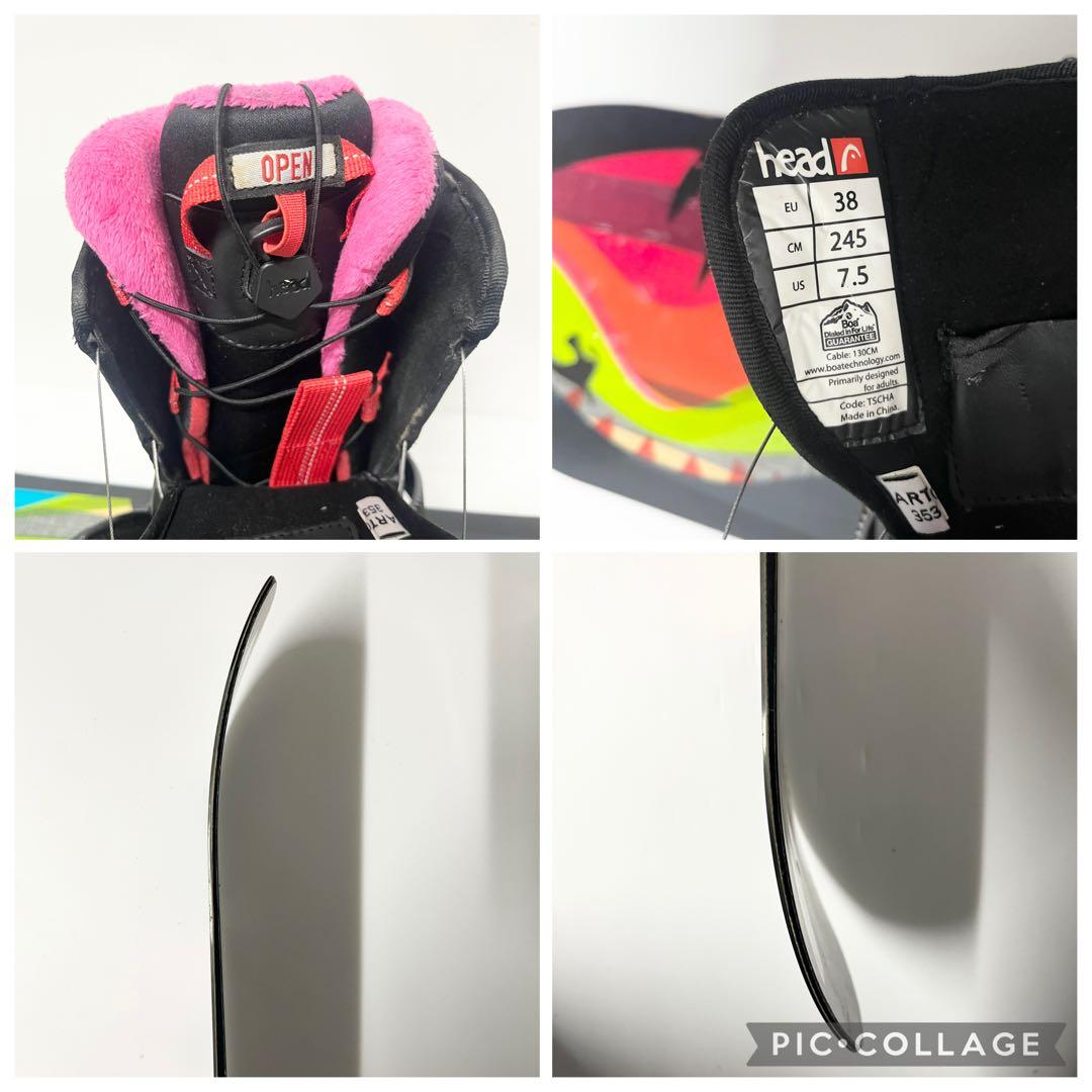 head レディース スノボセット　ヘッド　スノーボード ビンディング　板　美品