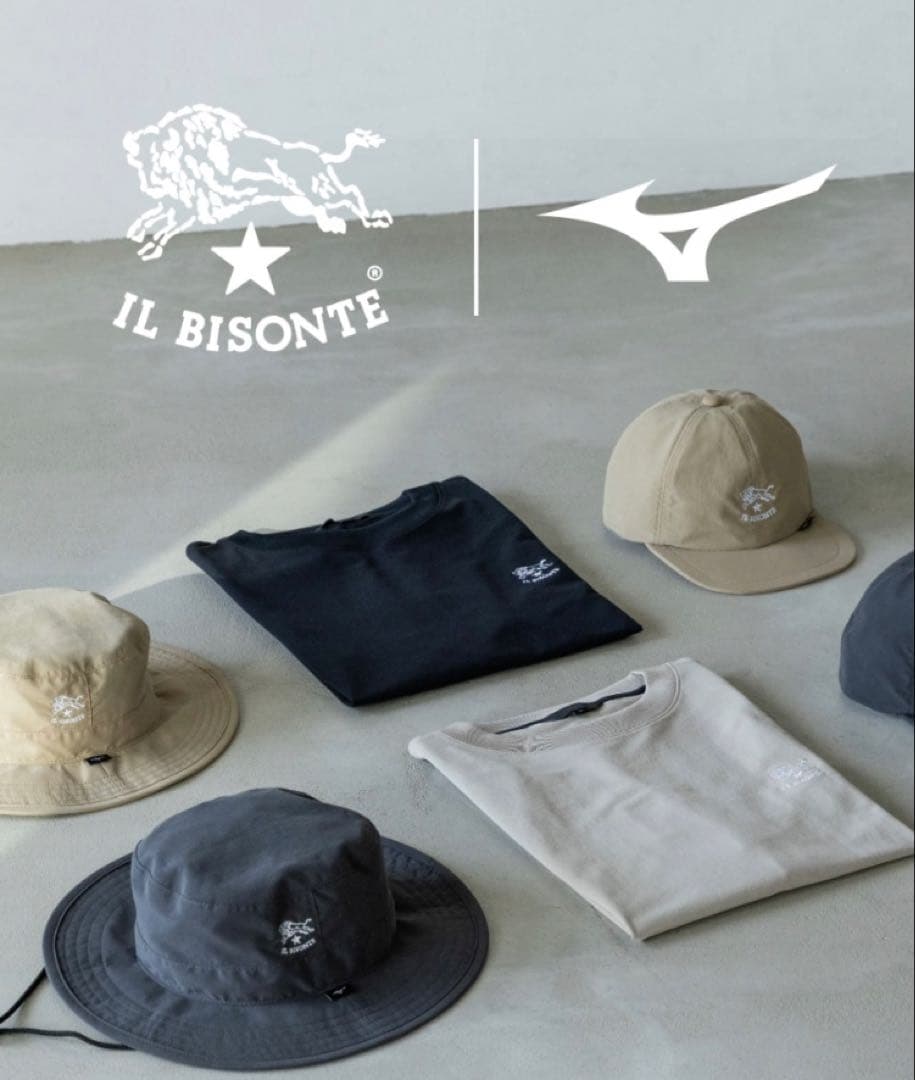 k.m　イルビゾンテ×ミズノ　ドライクルーネック　Tシャツベージュ