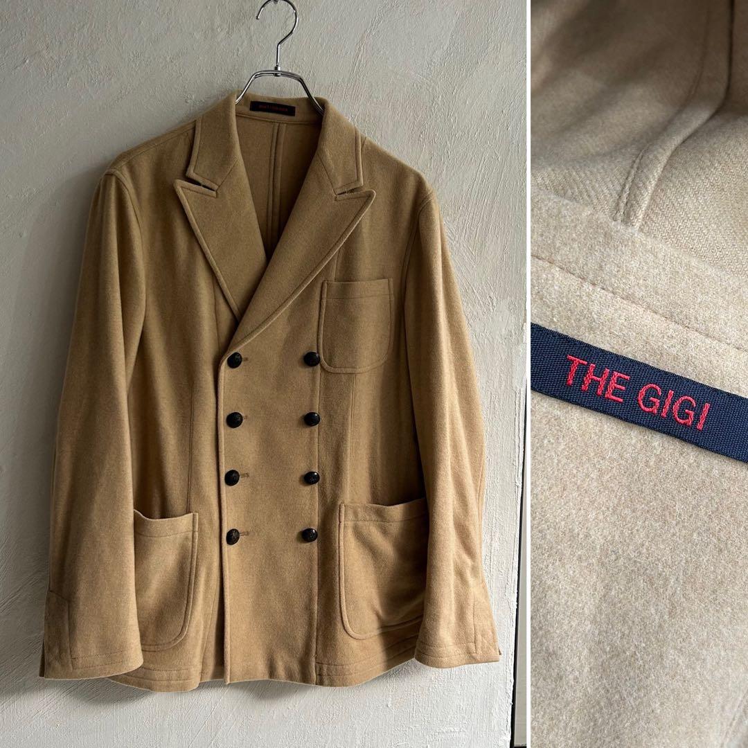 イタリア製 THE GIGI ダブル ウール テーラードジャケット ベージュ