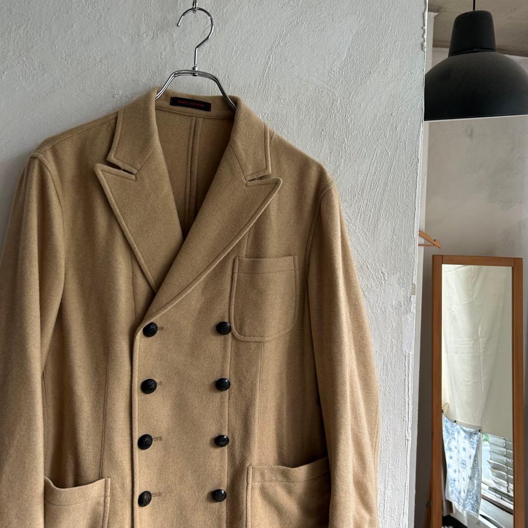 イタリア製 THE GIGI ダブル ウール テーラードジャケット ベージュ