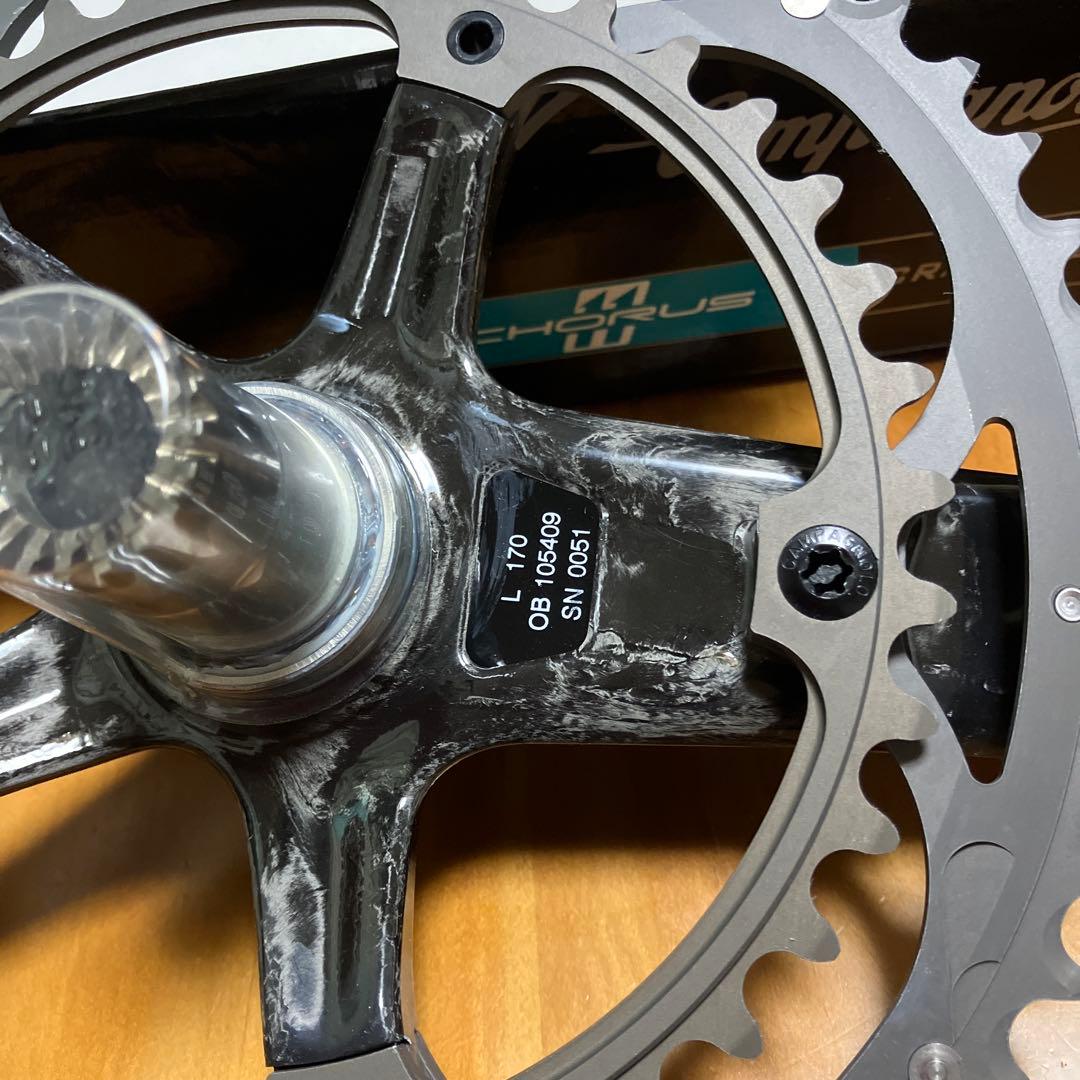 カンパニョーロのカーボンクランクセット　ウルトラトルク　コーラス11S