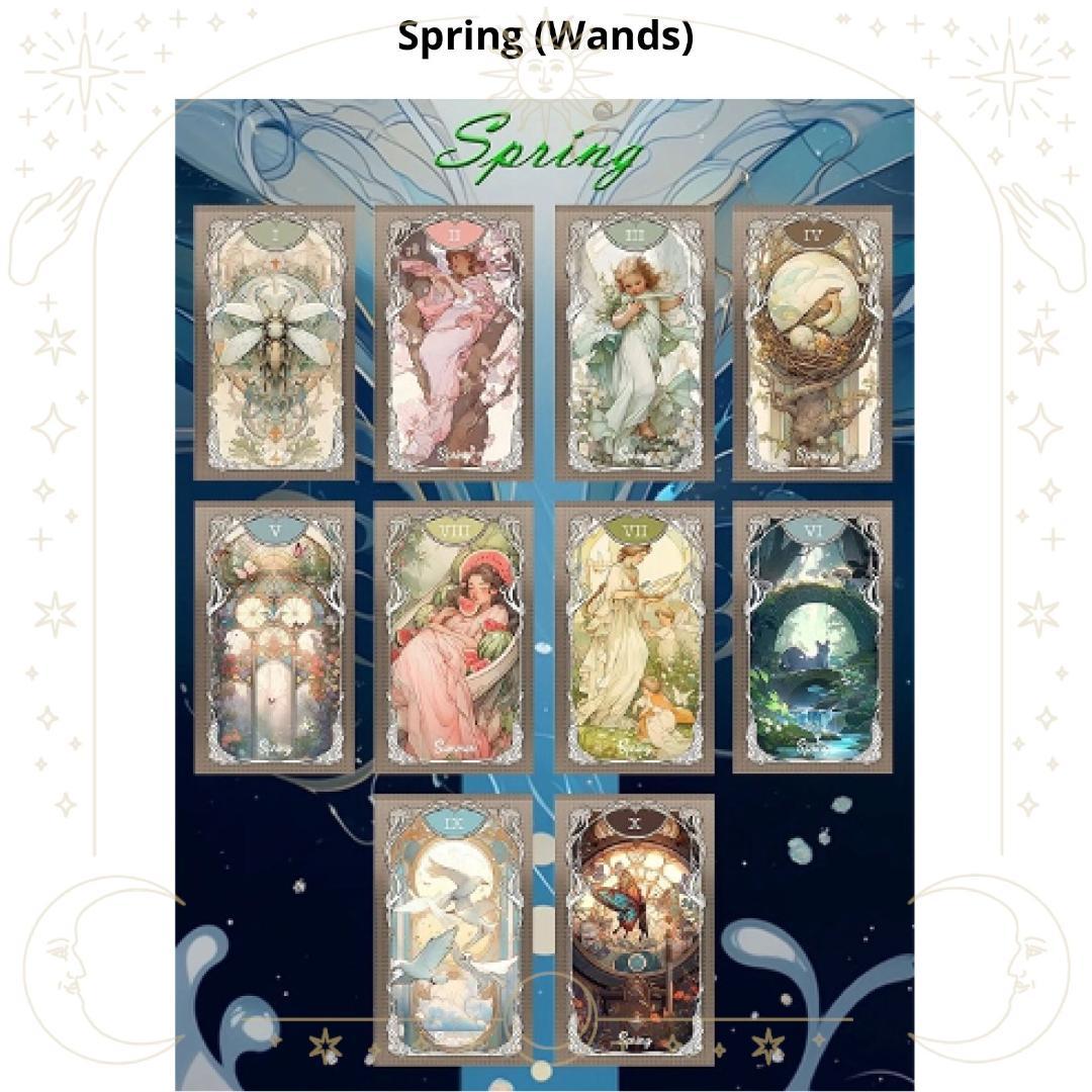 【正規品タロットカード】超レアなコレクターズデッキ✨美しい四季の庭のタロット