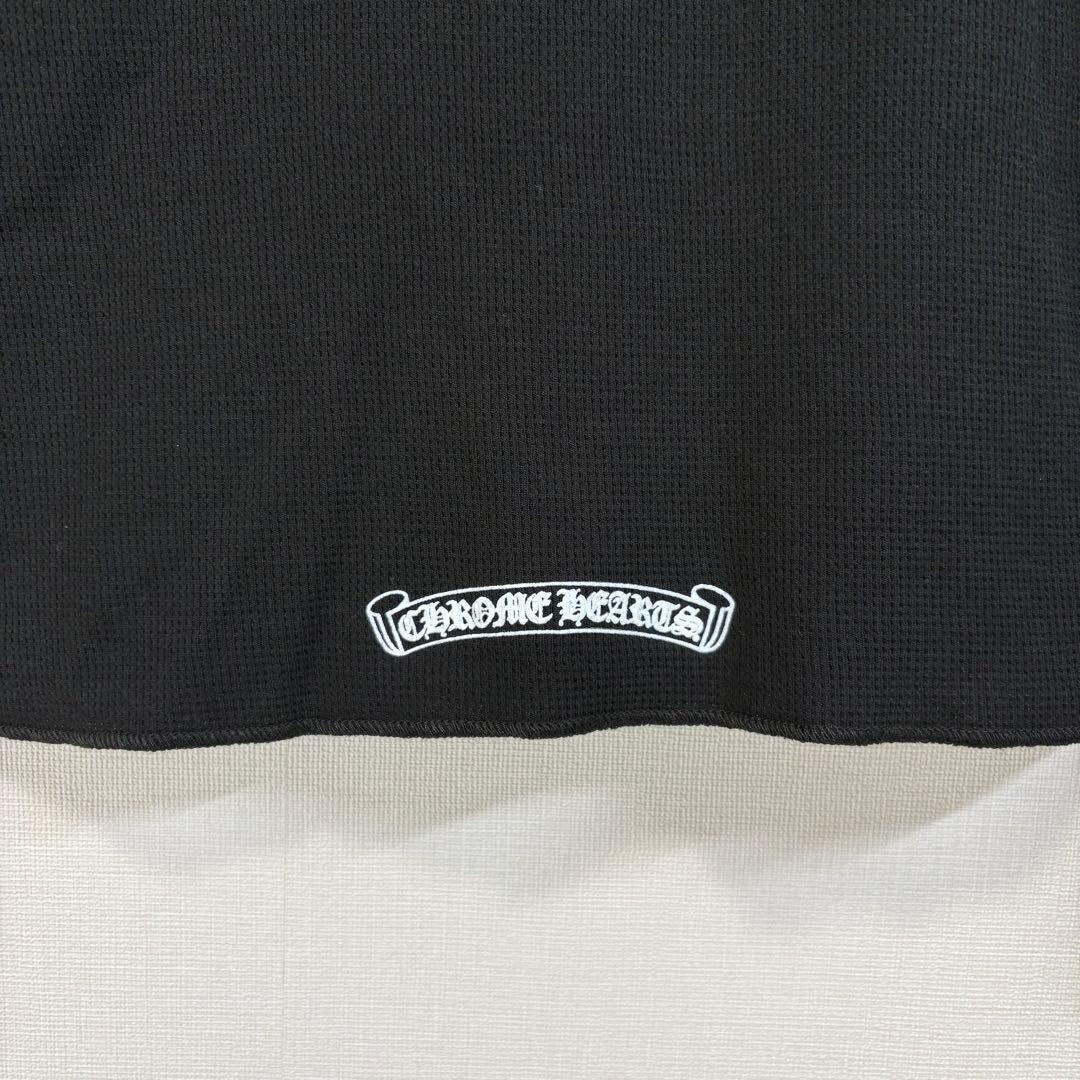 未使用 CHROME HEARTS フローラル　サーマル生地　長袖カットソ XL