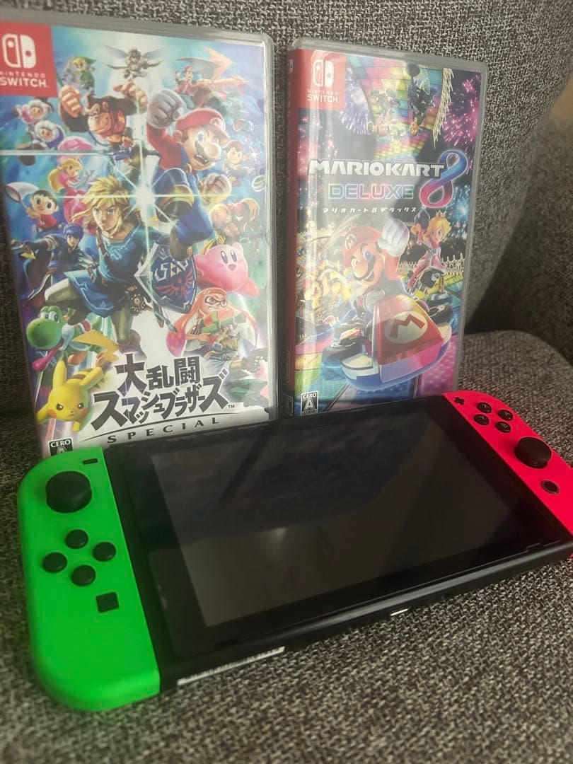 Nintendo Switch 本体 ソフト4つ付き