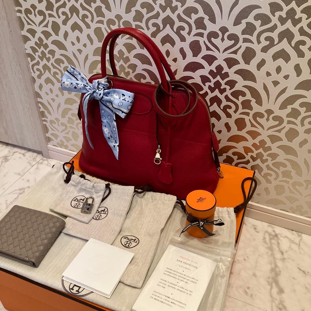 エルメス❣️ボリード31❣️トリヨン ルージュ❣️自宅保管納得の美品❣️可愛い