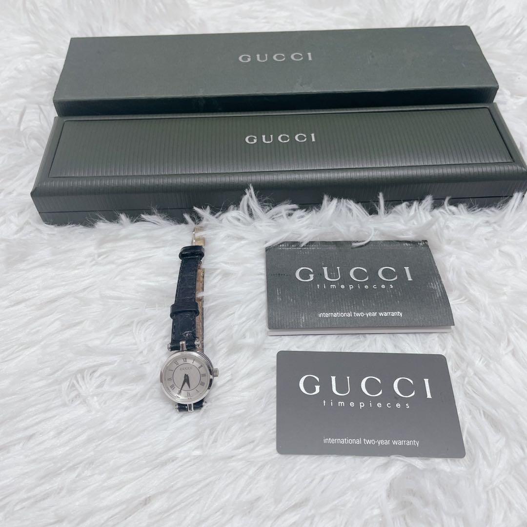 GUCCI グッチ 腕時計 2040L 箱付き レディース レザー フリー