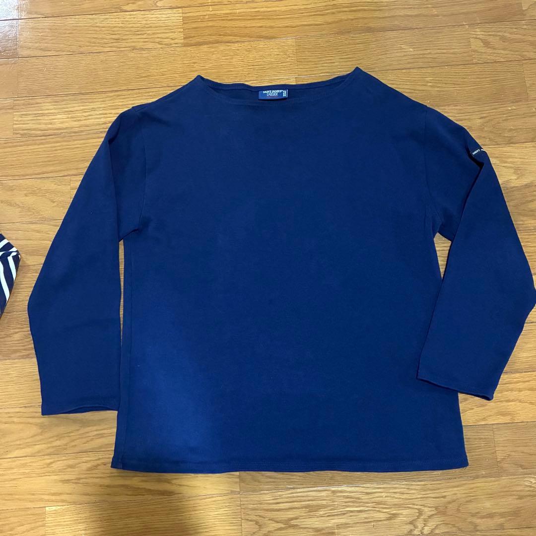 ひ*で様 3枚セット　セントジェームス ボーダー　無地　グレー　紺　バスクシャツ