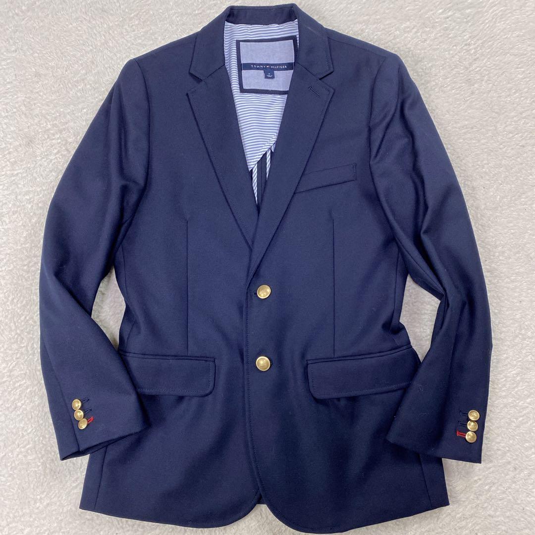 極美品・現行タグ　トミーヒルフィガー　テーラードジャケット　金ボタン　Ｍ