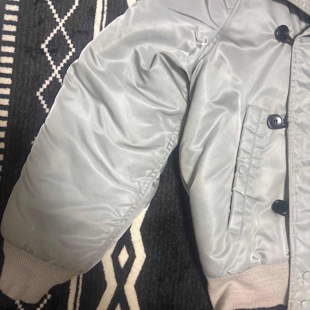 USA製 スピワック N-2B フライトジャケット シルバーグレー　n2b 短丈