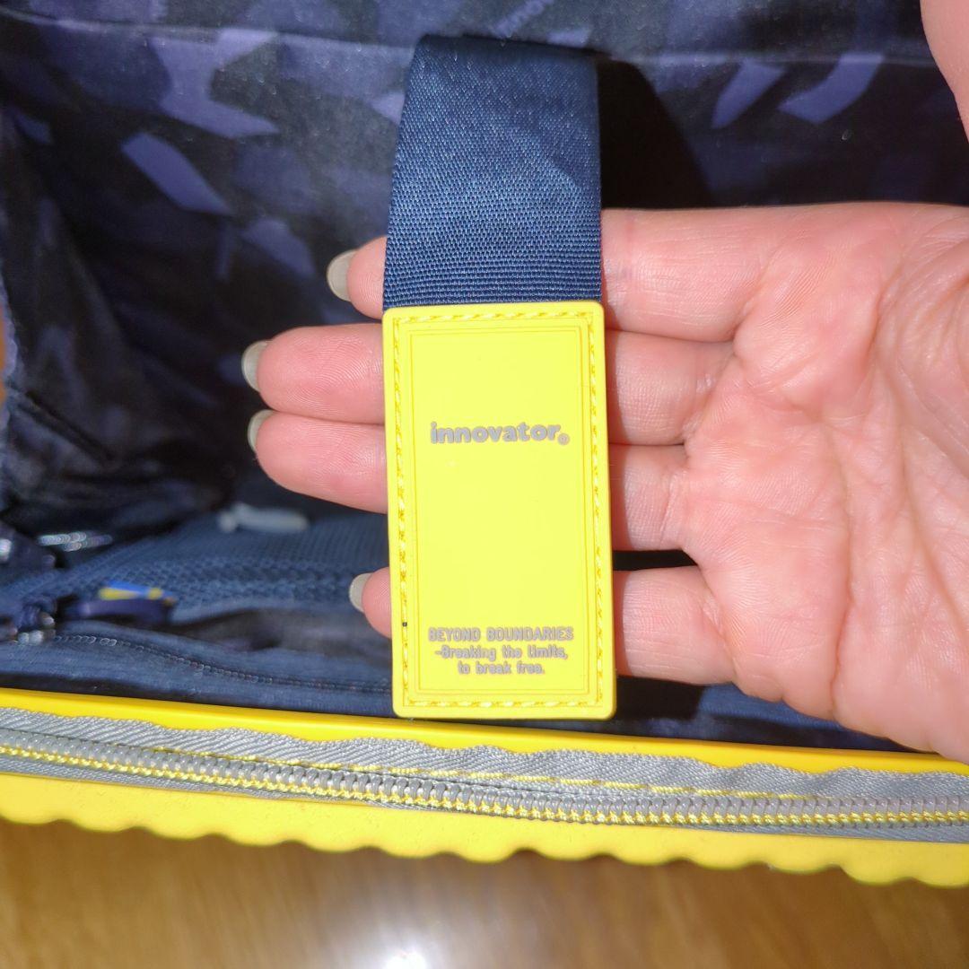 美品◆イノベーター 機内持込 イエロースーツケース キャリーケース TSAロック