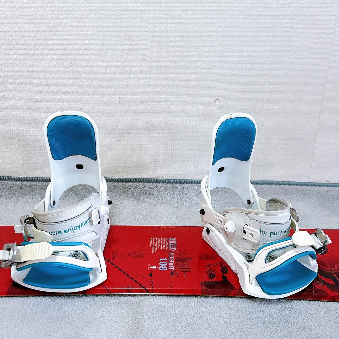 IGNIO スノーボード 108モデル バインディング付き ジュニア