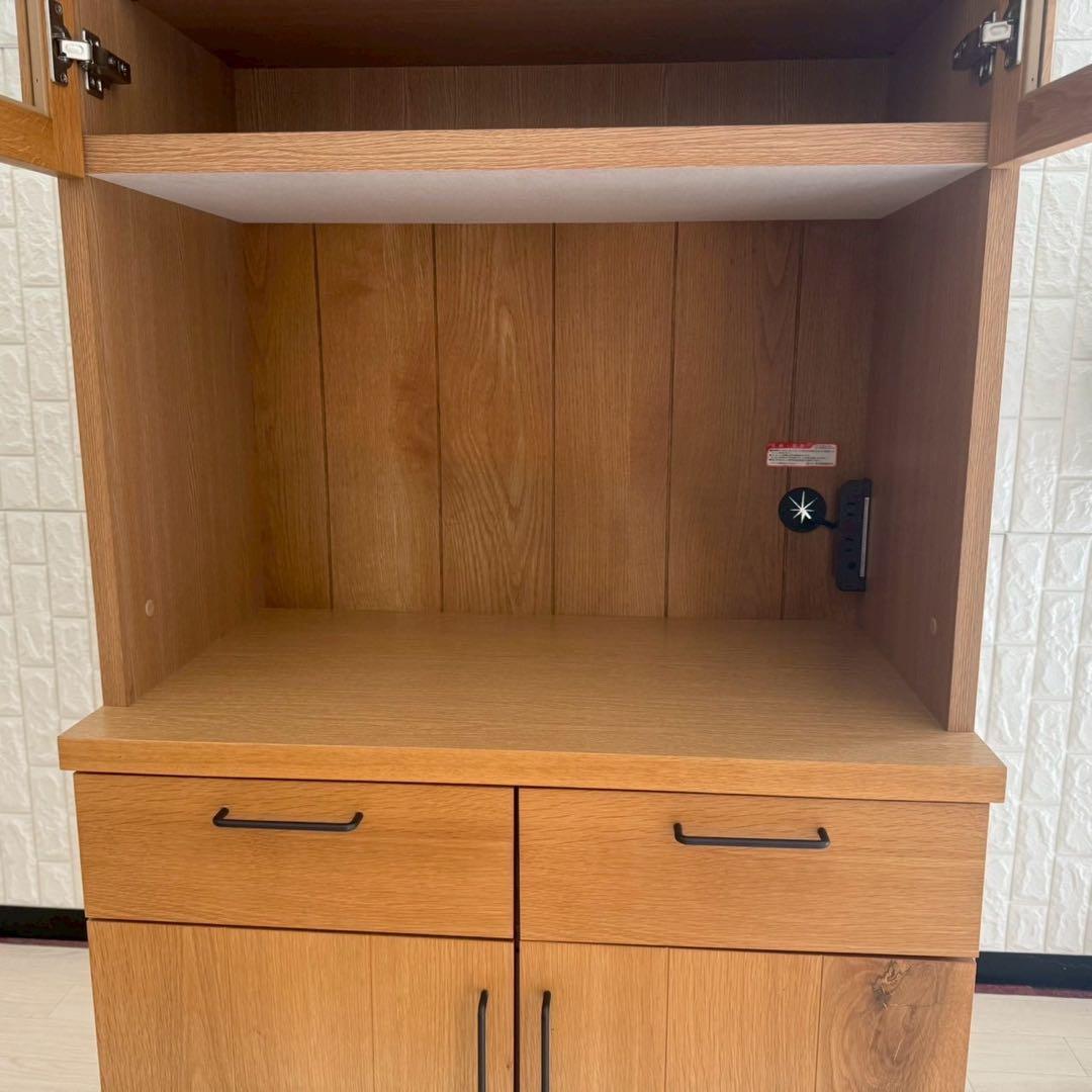 都内23区配送無料✨河口家具製作所　キッチンボード　食器棚　レンジ台　美品