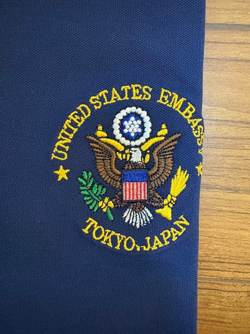 【新品未使用】アメリカ合衆国 日本大使館 限定ポロシャツ