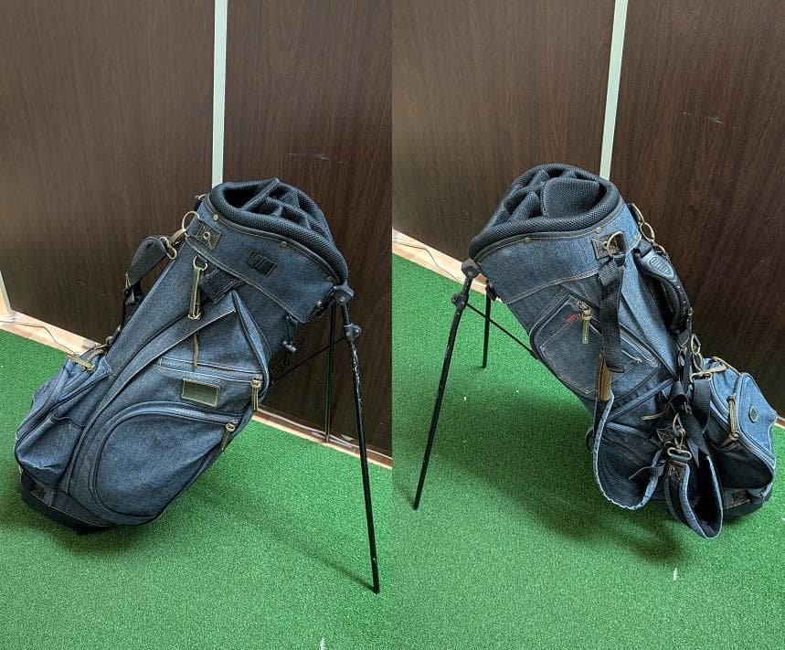 19golf デニムキャディバッグ　デニム素材　スタンドキャディバッグ