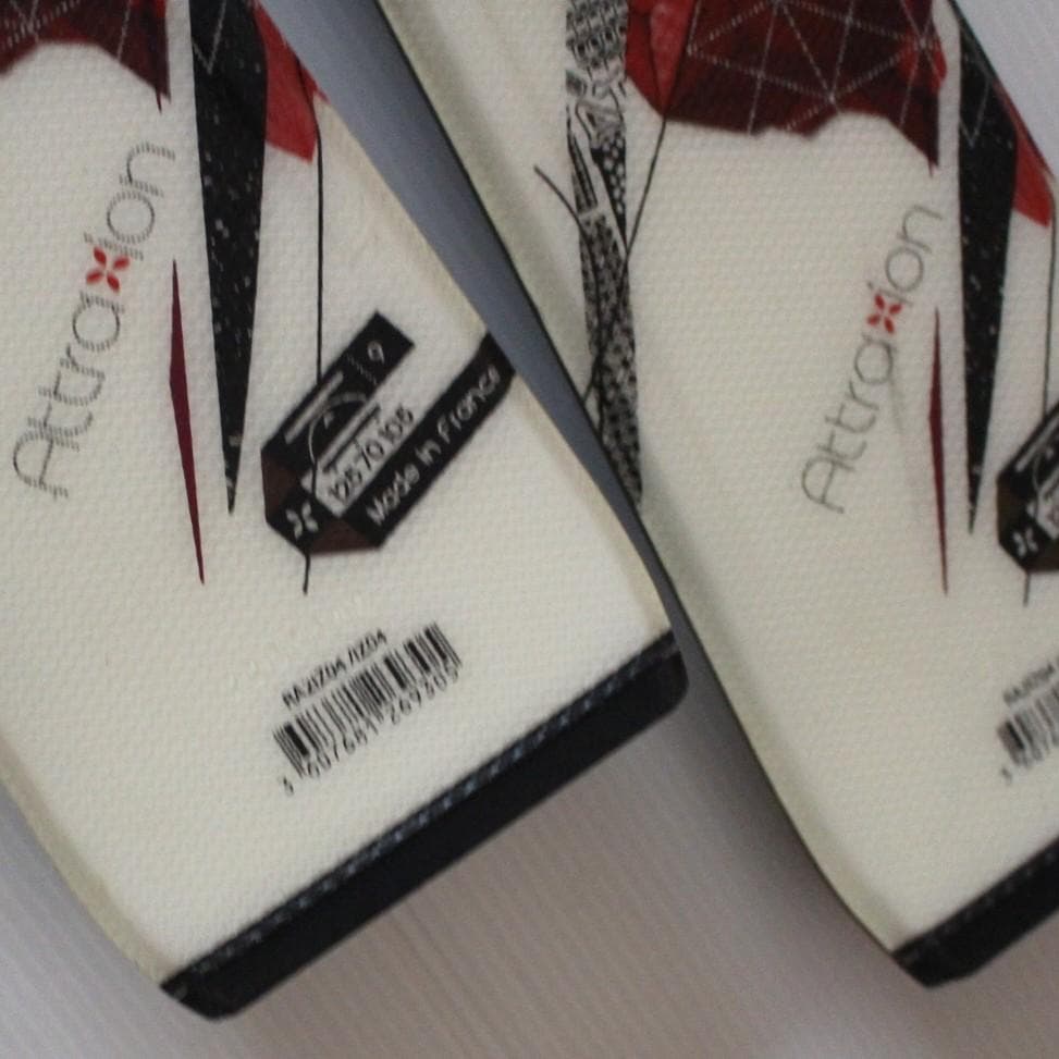 Rossignol★レディーススキー板&ストックセット ホワイト 長さ140cm