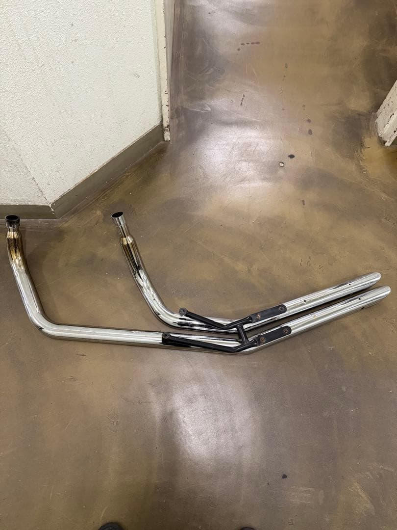 スティード400アップスラッシュカットマフラー