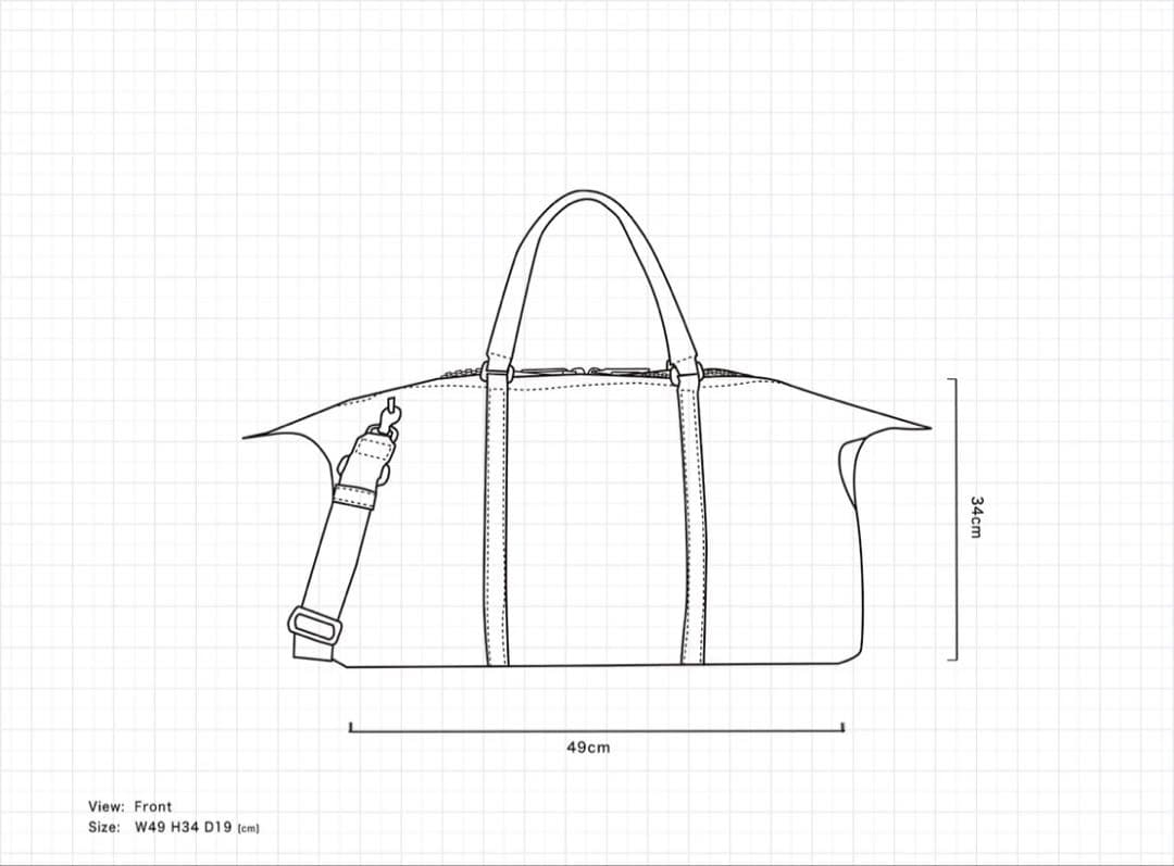 aniary ボストンバッグ