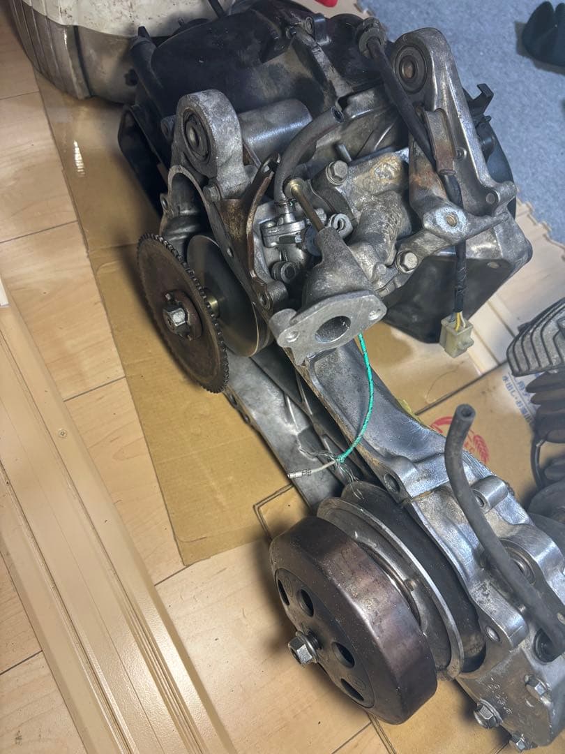 ライブディオAF34・AF35クランクベアリング交換済みボアアップエンジン。