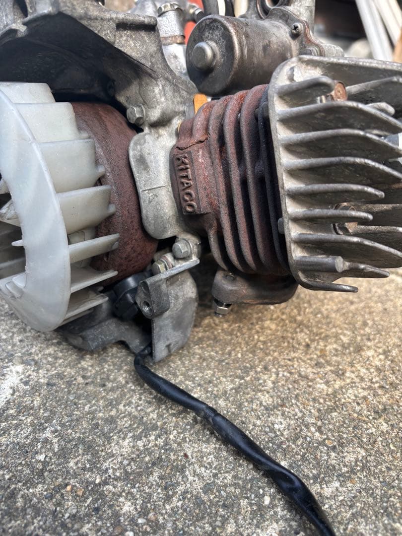 ライブディオAF34・AF35クランクベアリング交換済みボアアップエンジン。