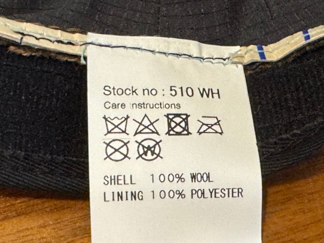 【超美品】CPH 510WH WOOL HERRINGBONE キャスケット