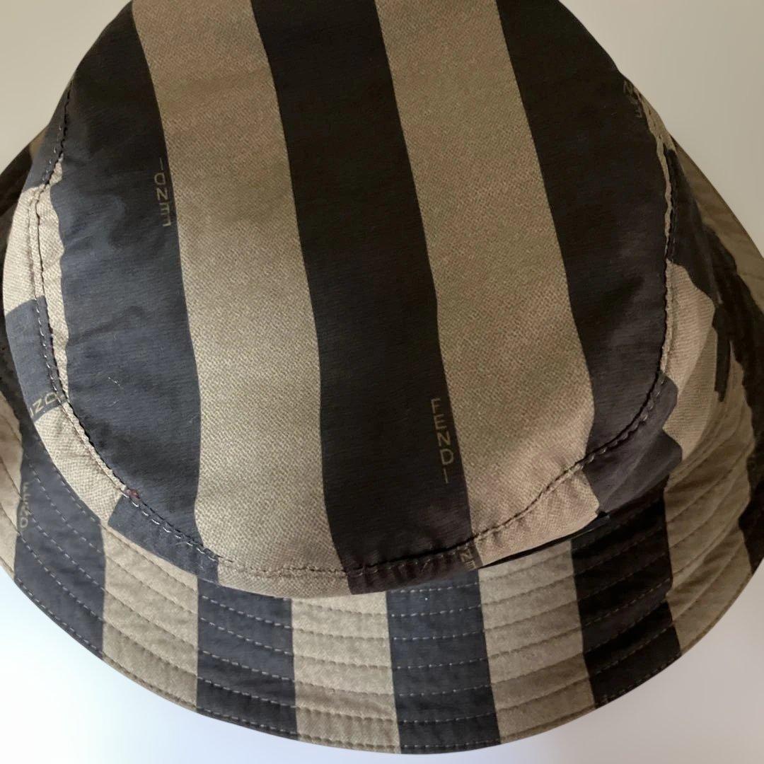 FENDI ストライプ バケットハット