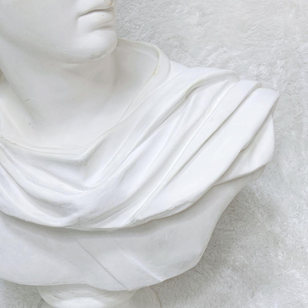 【石膏像】アポロン アポロ デッサン 大サイズ 胸像 美術 教材 日本製 入試