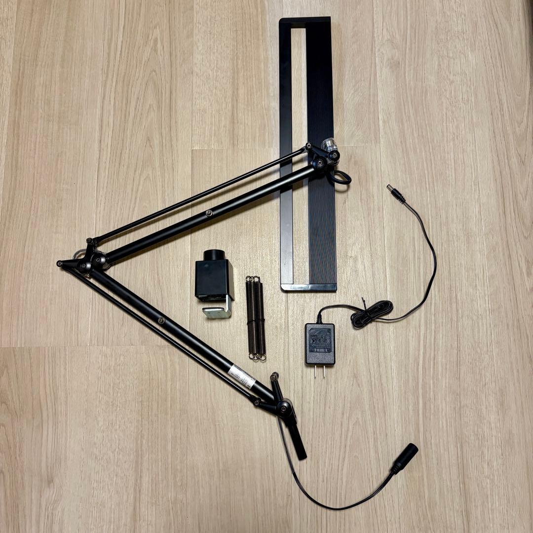 山田照明 Z-LIGHT Z-80PROIIB LEDデスクライト ブラック