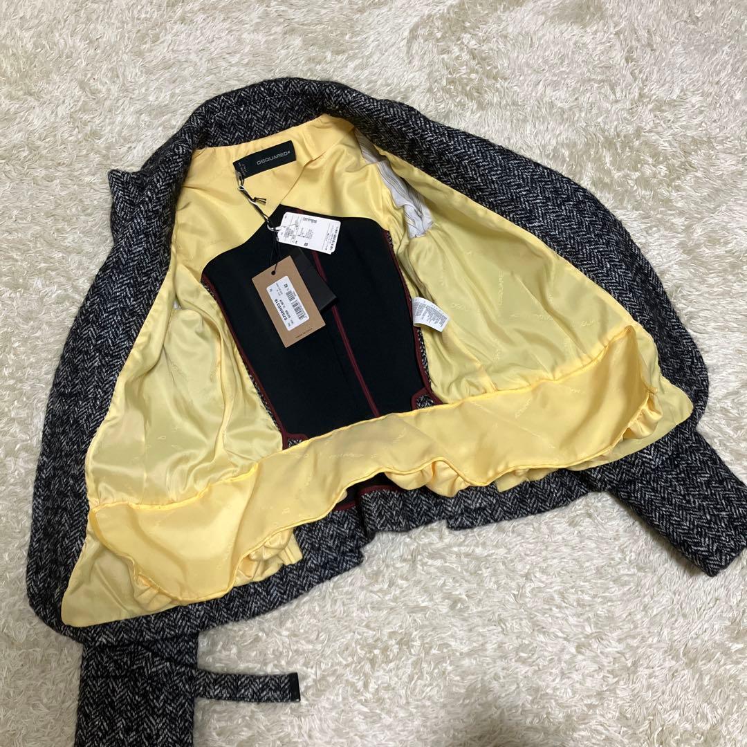 DSQUARED2 モヘア ツイード ジャケット 42