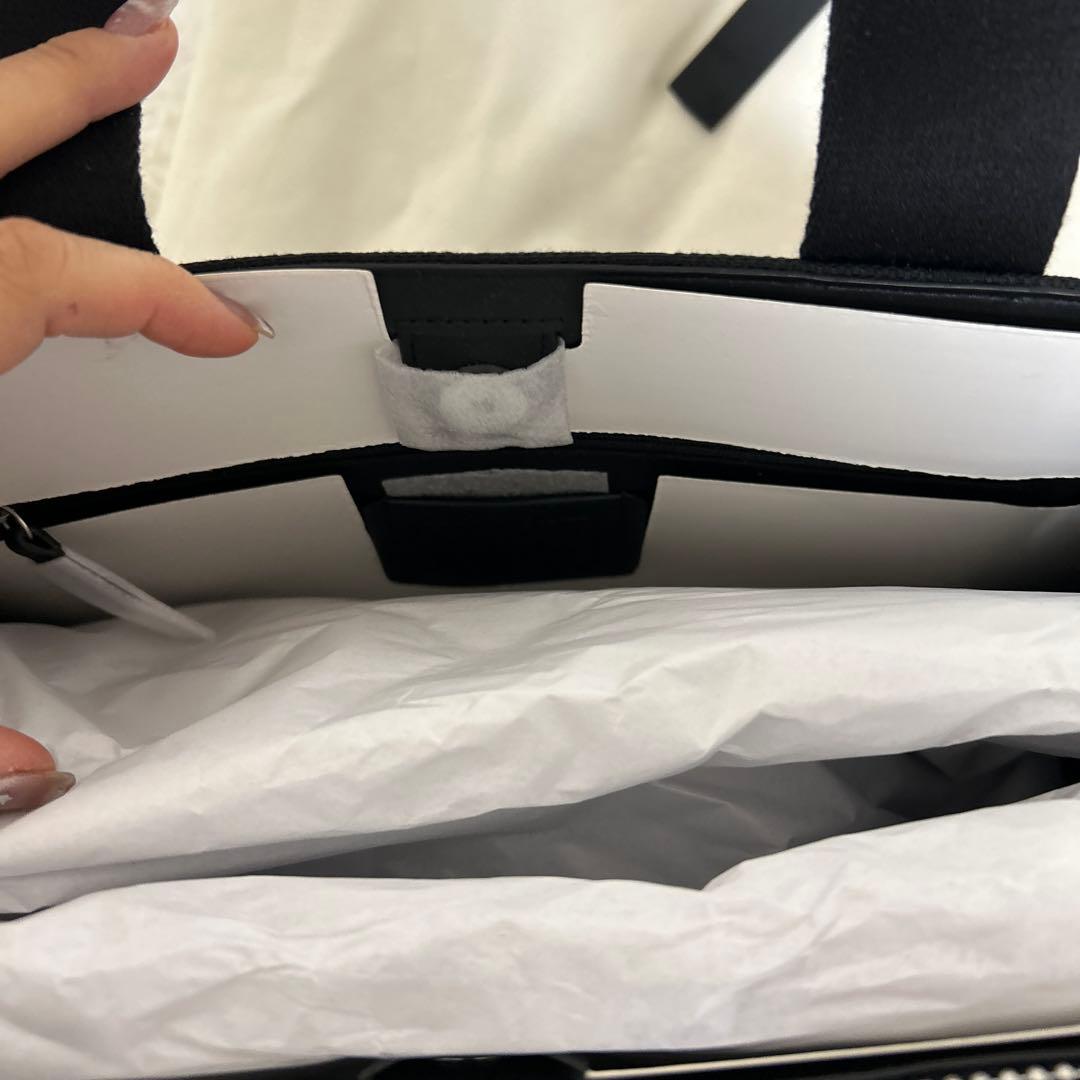 新品　COACH ブラック　スミス トート バッグ・シグネチャー ジャカード