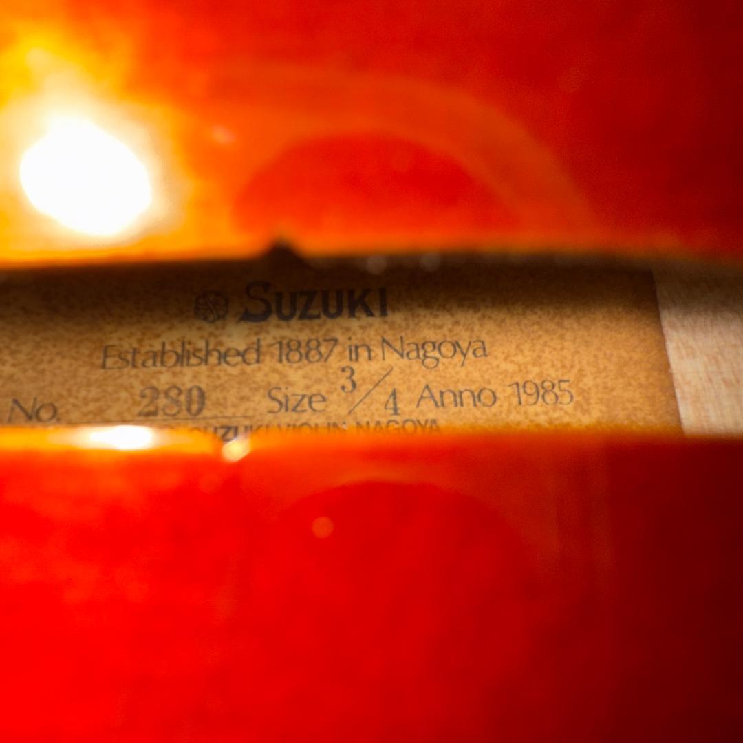 c*i様 SUZUKI スズキ バイオリン No.280 3/4 Anno 19