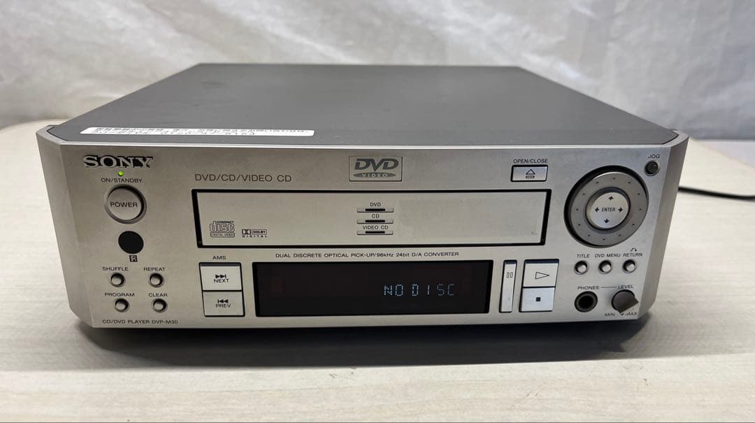 動作品　DVP-M30 sony CD DVD プレーヤー　リモコン