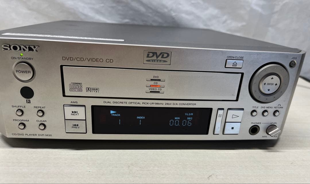 動作品　DVP-M30 sony CD DVD プレーヤー　リモコン
