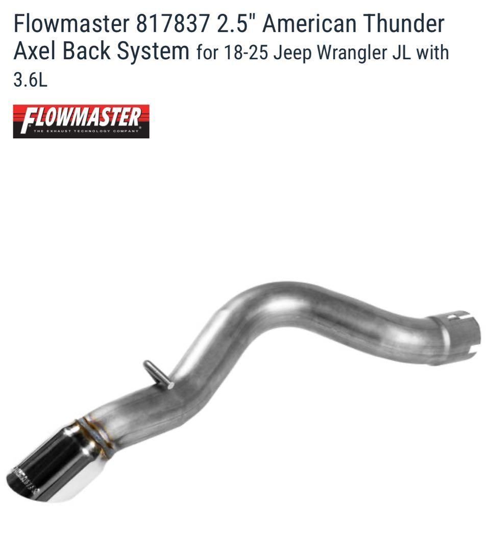 JLラングラー　Flowmaster American Thunder