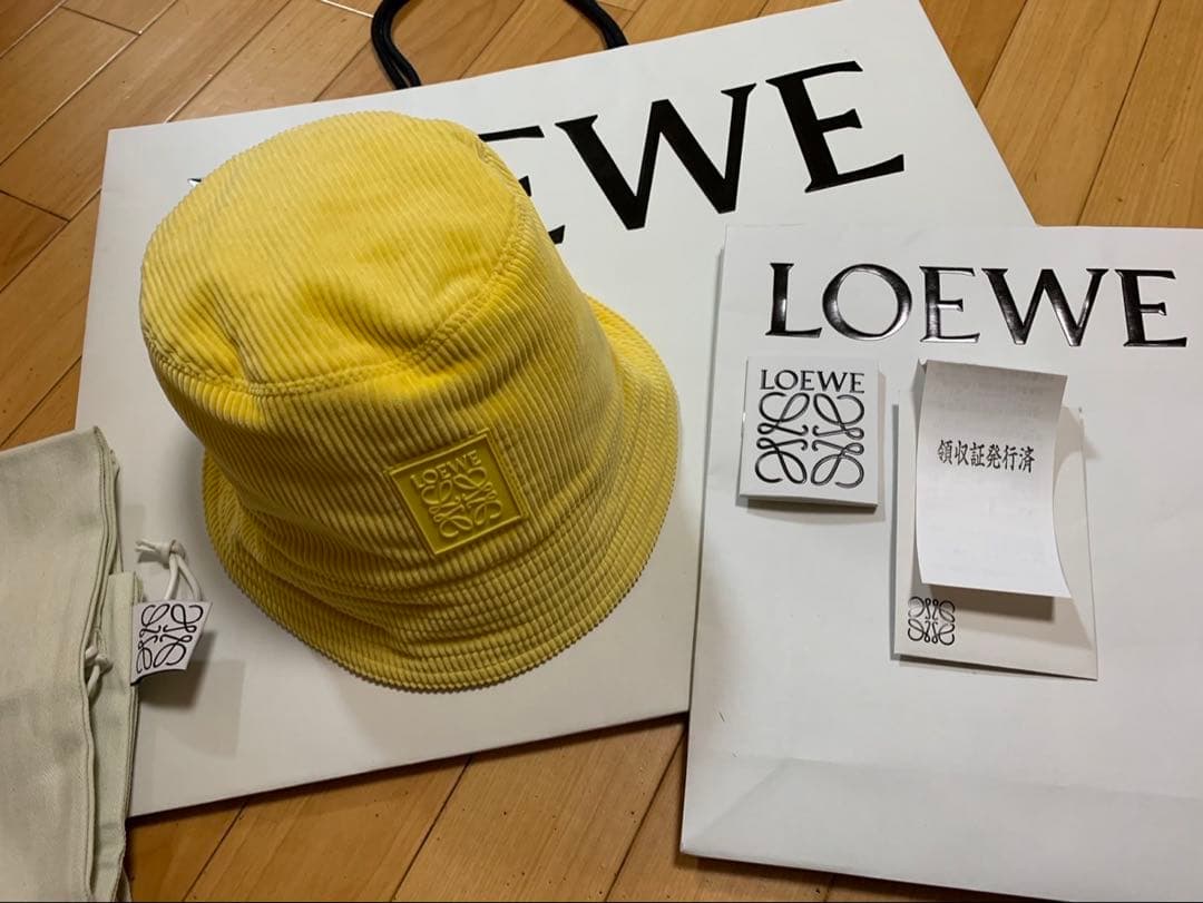 ジ*ン様 LOEWE イエローバケットハット 57【新品未使用品】お得品