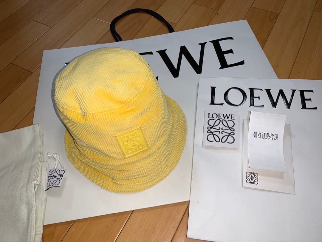 ジ*ン様 LOEWE イエローバケットハット 57【新品未使用品】お得品