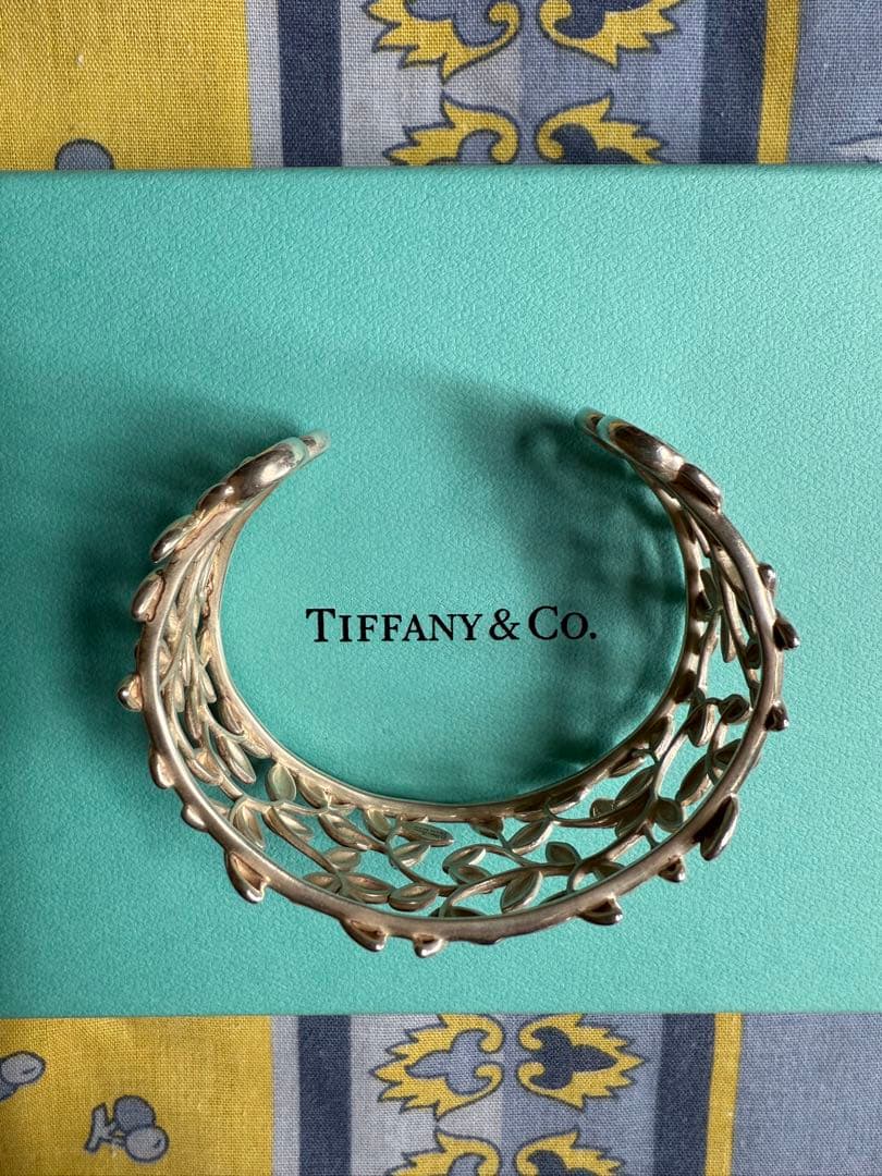 ❤️希少品❤️ティファニー　シルバーカフ　パロマ・ピカソ　オリーブリーフコレクション