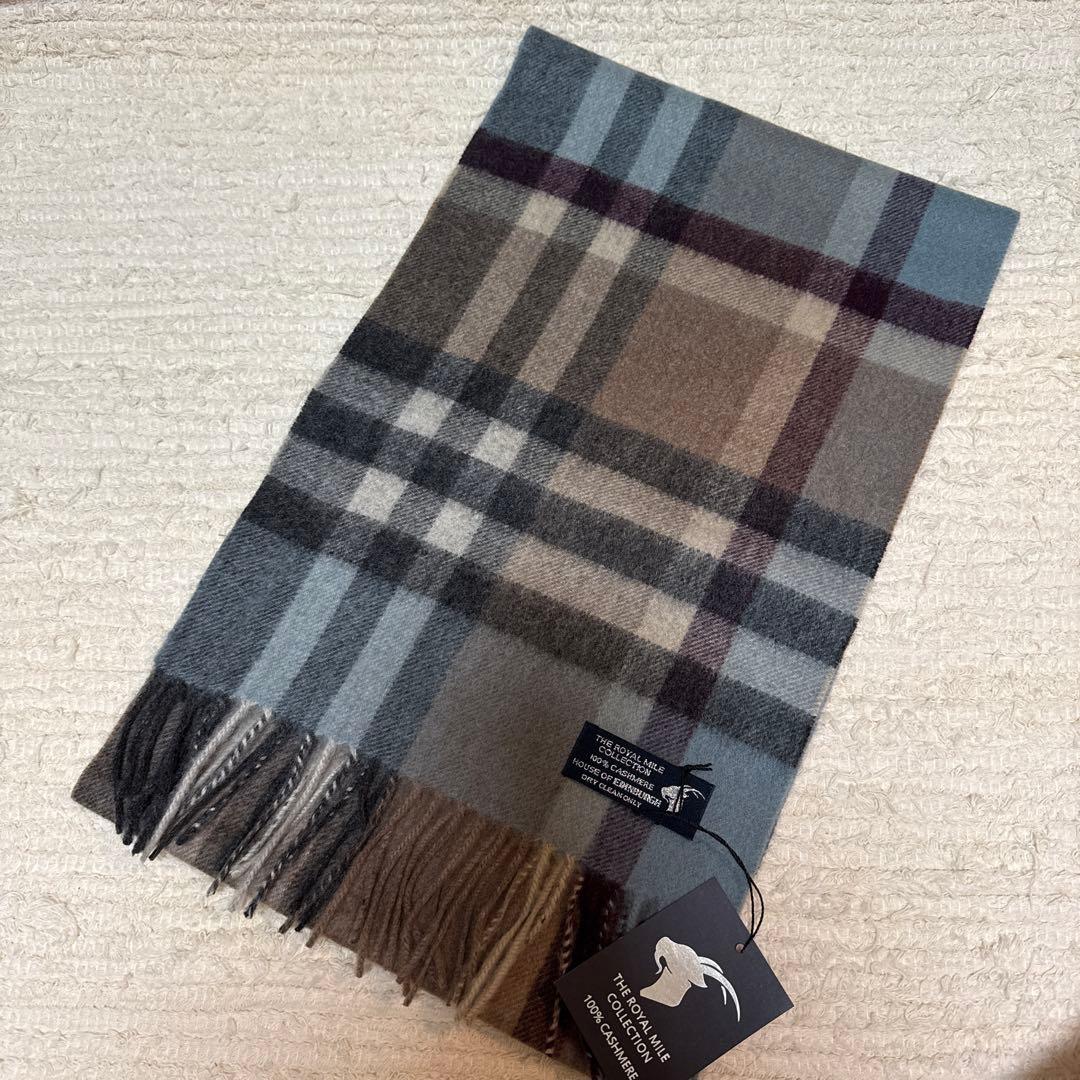 HOUSE OF EDINBURGH 100% CASHMERE マフラー