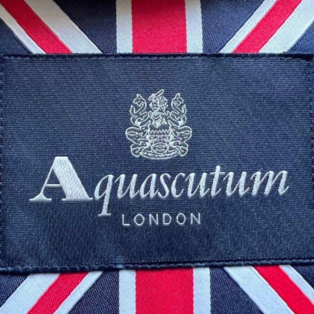 【美品】Aquascutum トレンチコート ウールライナー ベルト S