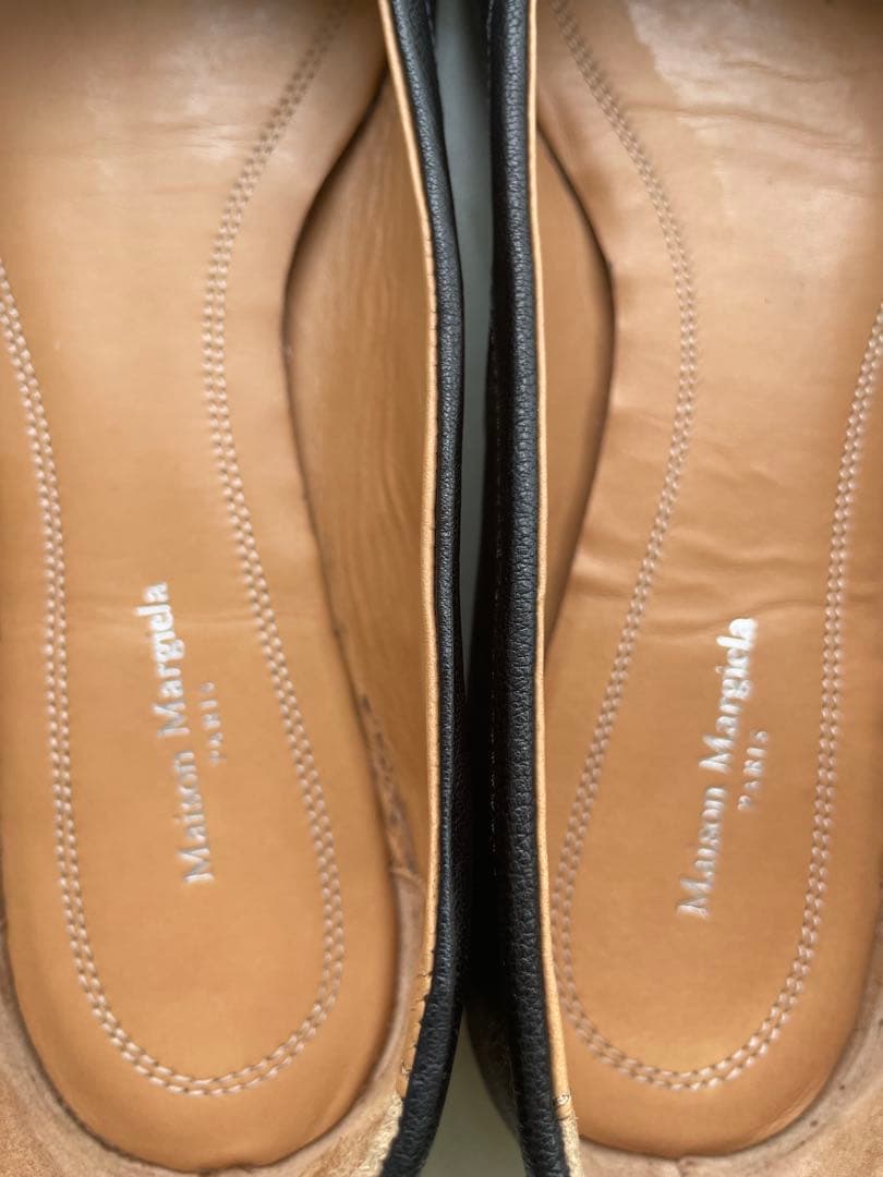 Maison Margiela ブラック Tabi バレリーナ シューズ38