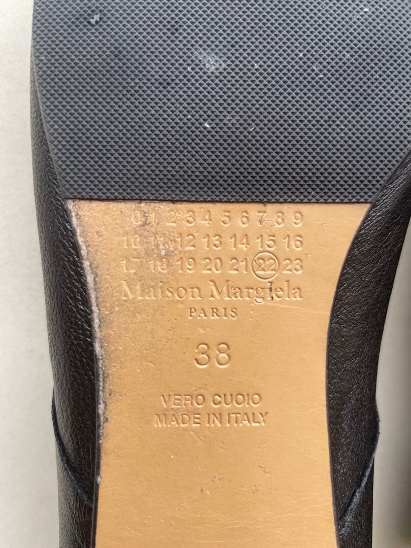 Maison Margiela ブラック Tabi バレリーナ シューズ38