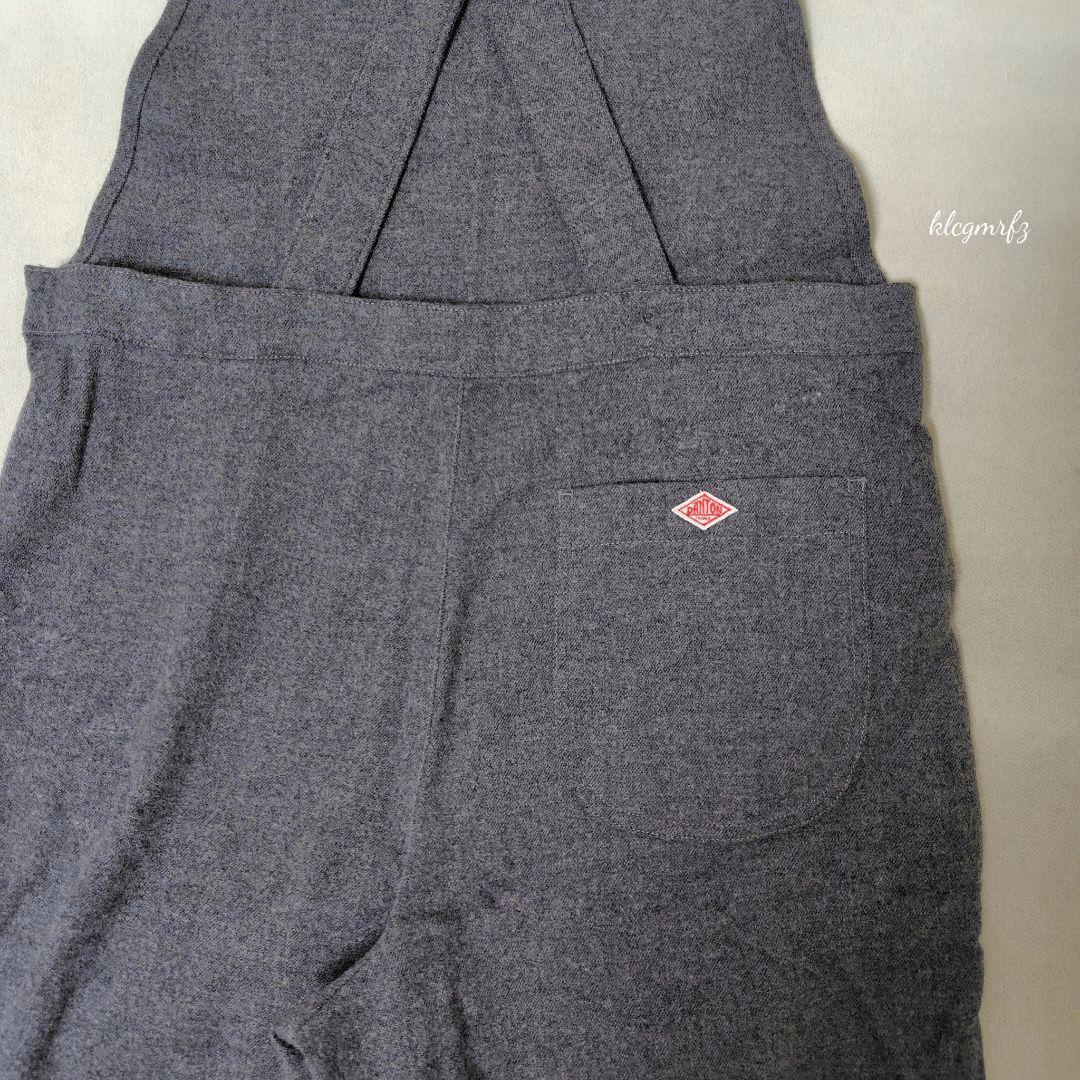 美品 DANTON 暖か ウール フランネル ロゴ オールインワン ダントン