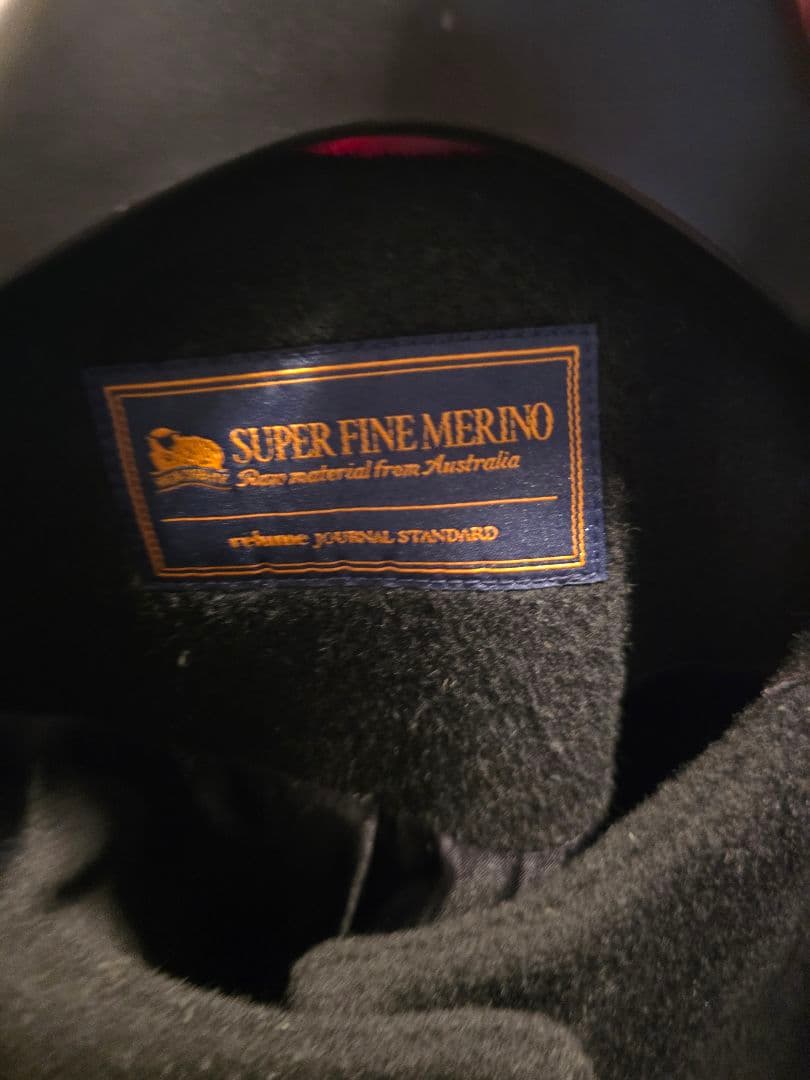 JOURNAL STANDARD relume ブラック ノーカラーコート