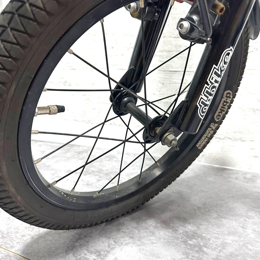d-bike MASTER+ 16インチ 青 ブルー ジュニアバイク カゴ付き