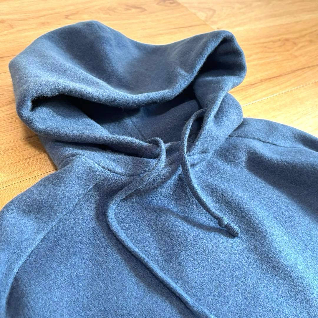 BATONER フリースウールパーカー ネイビー サイズ2