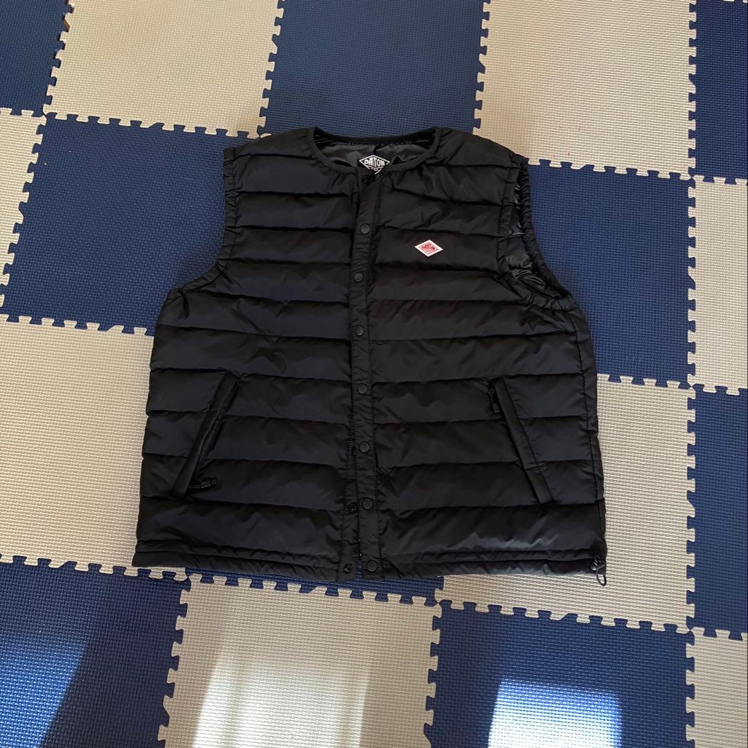 新品未使用　DANTON インナーダウン　クルーネックベスト　Ｌ
