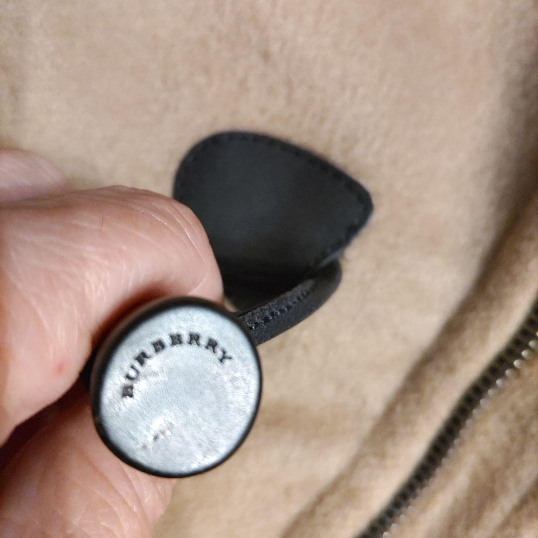 バーバリー　チルドレン　ダッフル　コート　12Y　152cm　受験　薄茶　美品