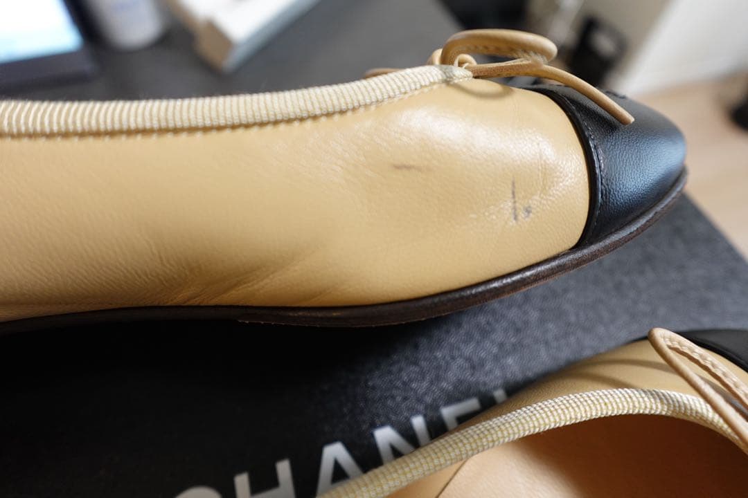 シャネル バレエシューズ 36.5 バレリーナ