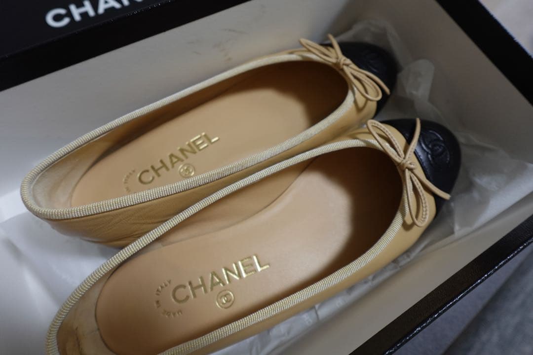 シャネル バレエシューズ 36.5 バレリーナ
