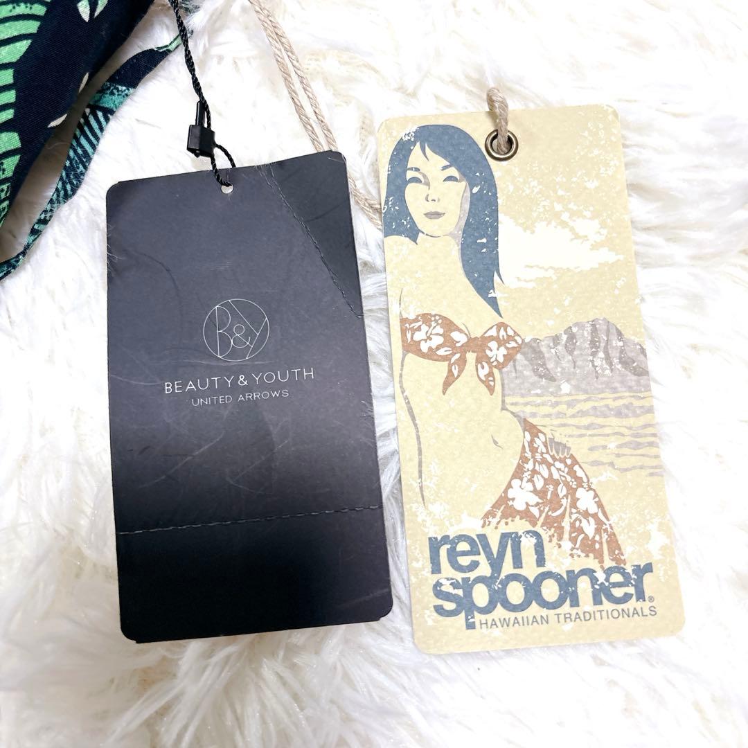 新品タグ付き　別注　ビューティー　レインスプーナーボタニカルアロハオールインワン