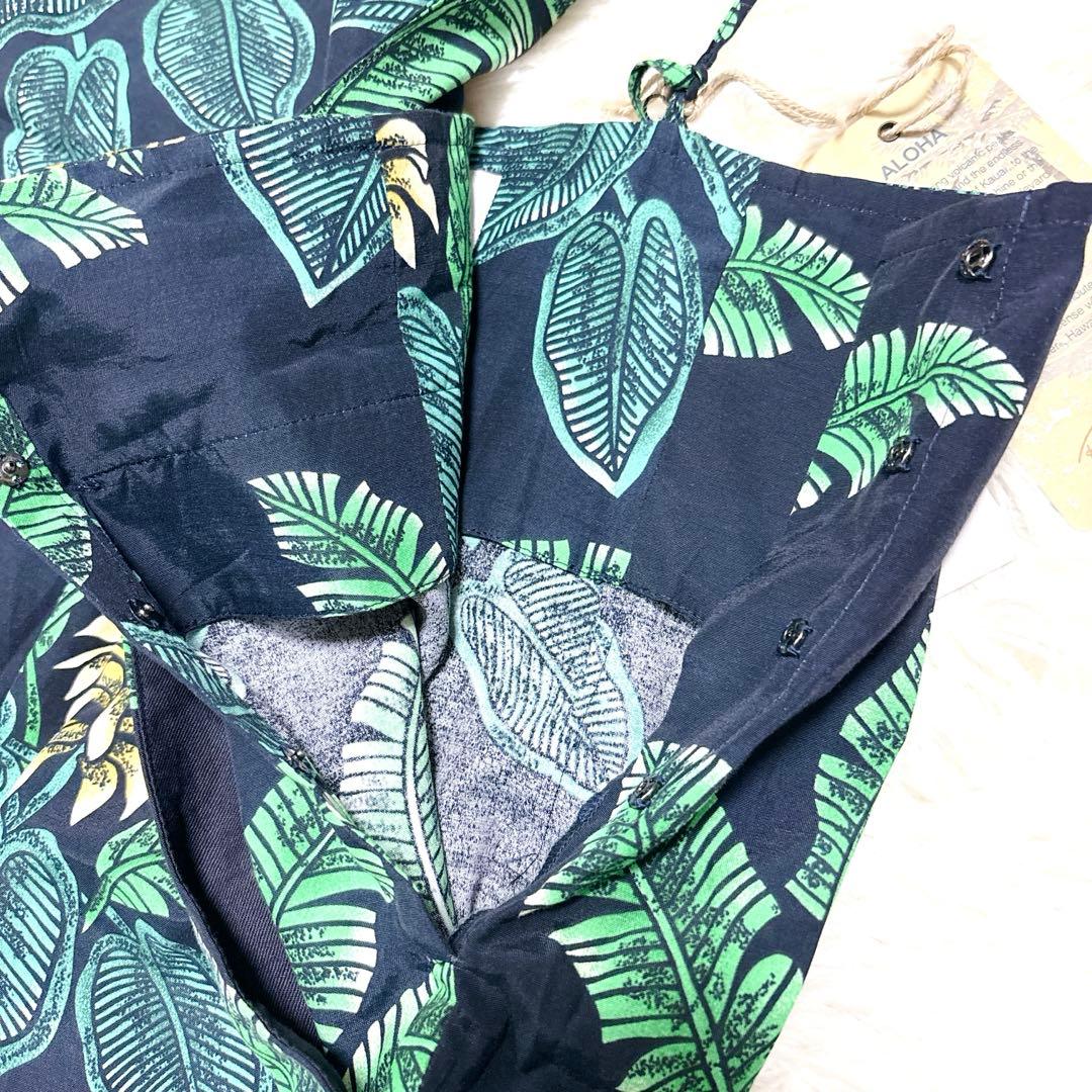 新品タグ付き　別注　ビューティー　レインスプーナーボタニカルアロハオールインワン